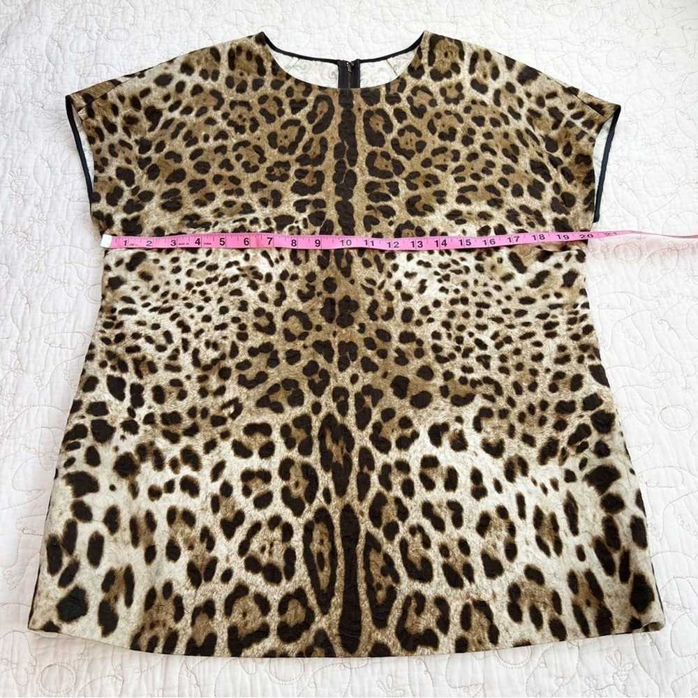 Dolce & Gabbana Y2K Leopard Animal Print Top Size… - image 6