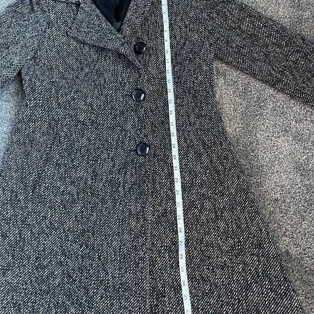 TRINA TURK~Tweed~Wool Blend~Mid Length OverCoat~S… - image 4