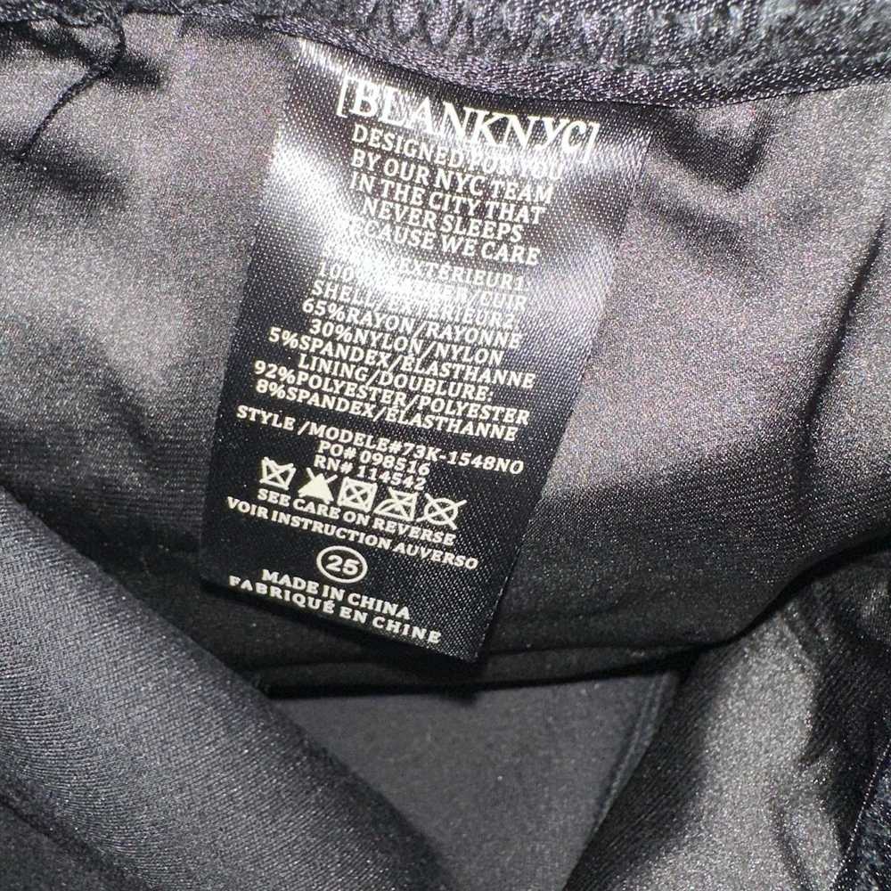 Blank Nyc Blank NYC Stretch Leather Suede Treggin… - image 8