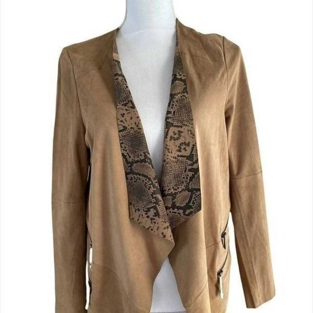 Women's genuine suede leather cardigan - image 1