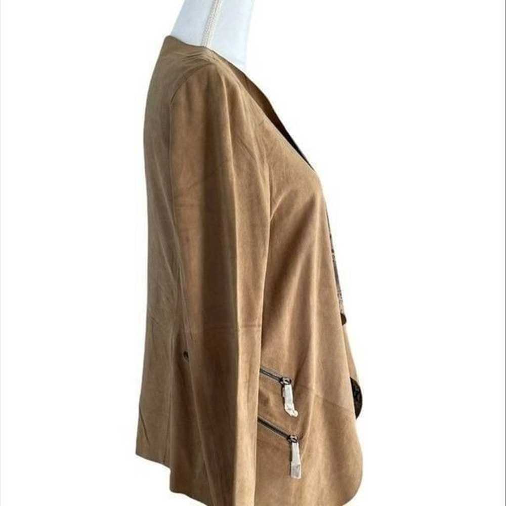 Women's genuine suede leather cardigan - image 7