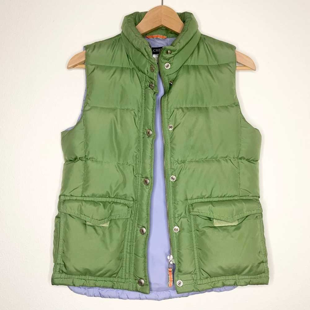 J Crew | Puff Light Green Vest with Pockets - XS - image 10