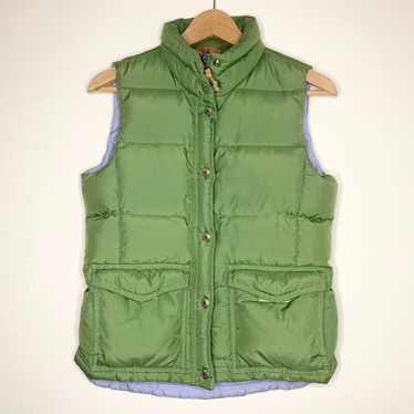J Crew | Puff Light Green Vest with Pockets - XS - image 1