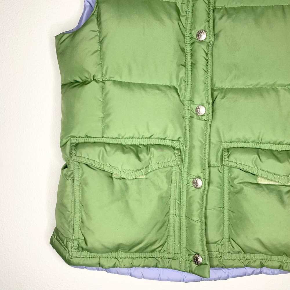 J Crew | Puff Light Green Vest with Pockets - XS - image 3