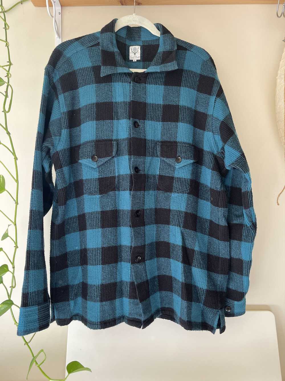 SOUTH2WEST8 × South2 West8 Flannel overshirt - image 1