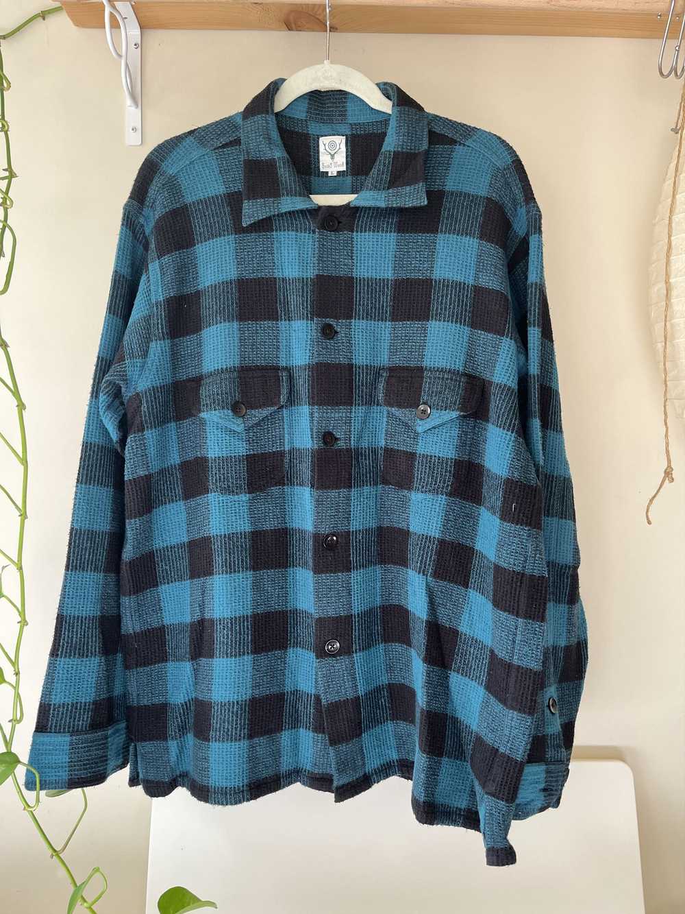 SOUTH2WEST8 × South2 West8 Flannel overshirt - image 2