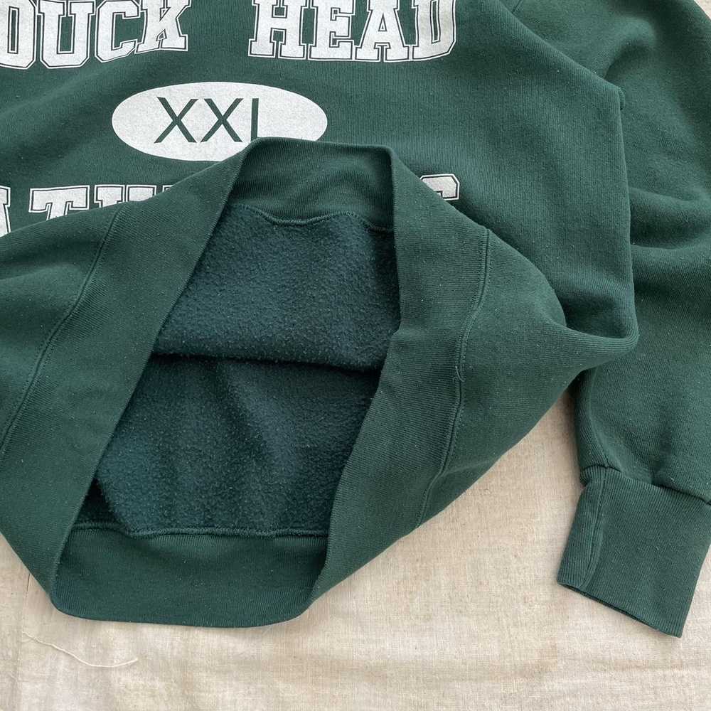 Duck Head × Vintage Vintage 90s Green Sweatshirt - image 5