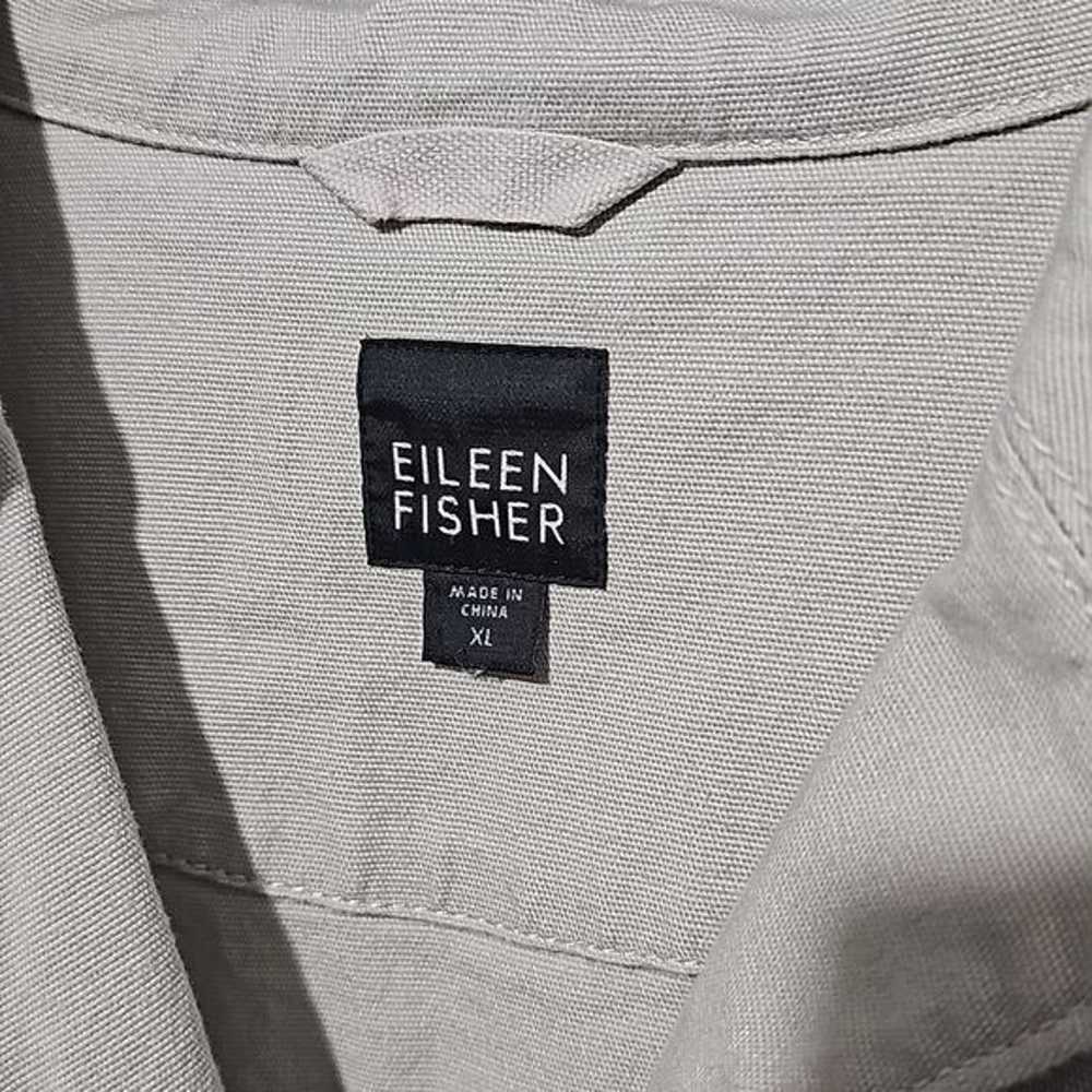 Eileen Fisher Tan Jacket Size XL - image 2