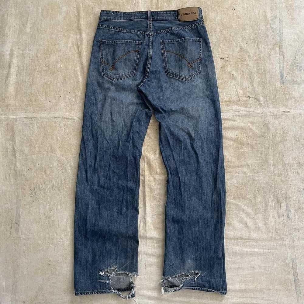 Union Bay × Vintage 90s y2k Heel Bite Flare Jeans - image 1