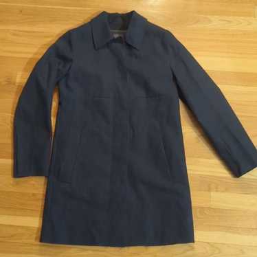 Coach S dark navy jacket trench button front small - image 1