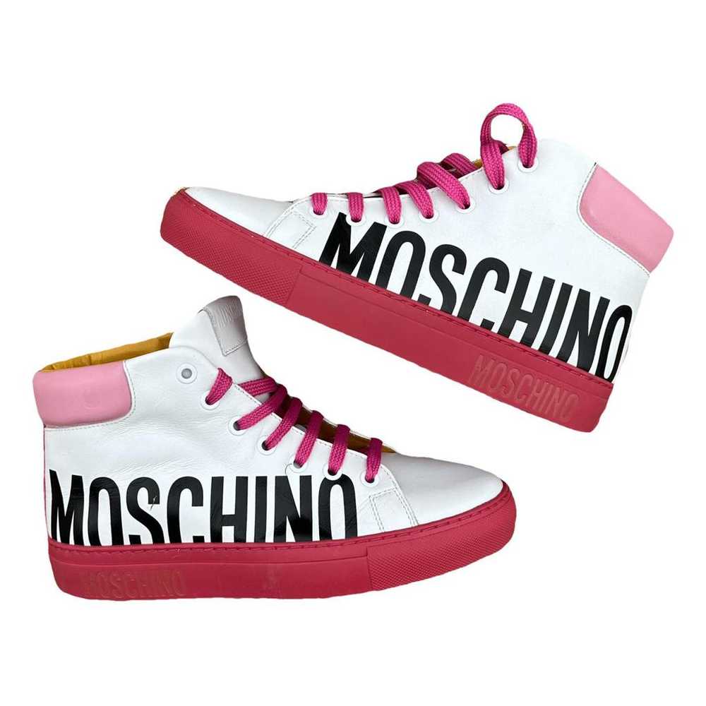Moschino Leather trainers - image 1