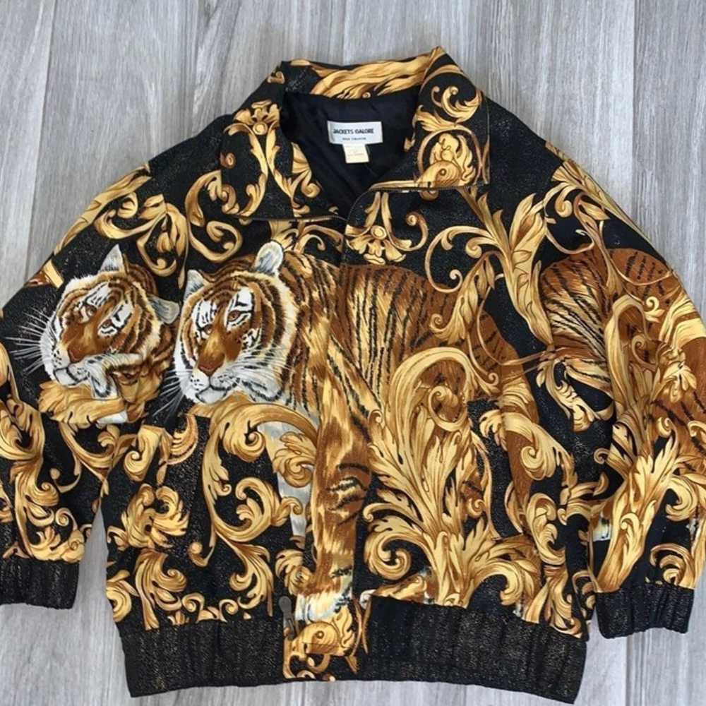 Versace Inspired Bomber Jacket - image 1