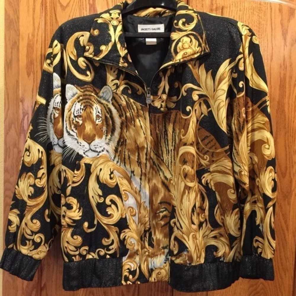 Versace Inspired Bomber Jacket - image 2