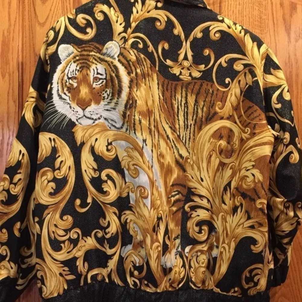 Versace Inspired Bomber Jacket - image 3