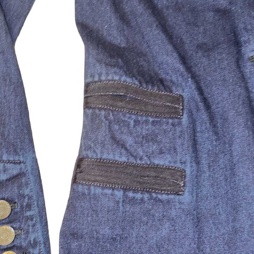 Lanvin Paris Acne Denim Jean Jacket Pockets Ram S… - image 3