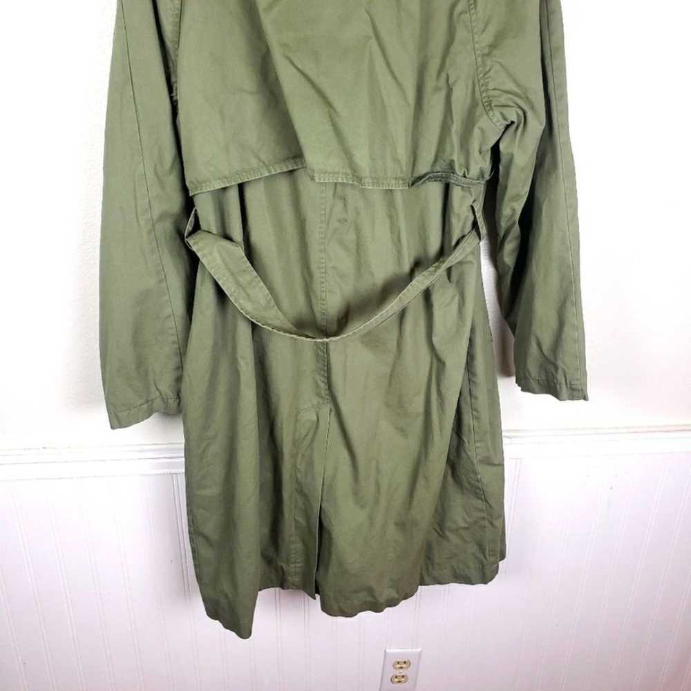 Women's American Eagle Olive Green Long Double Br… - image 5