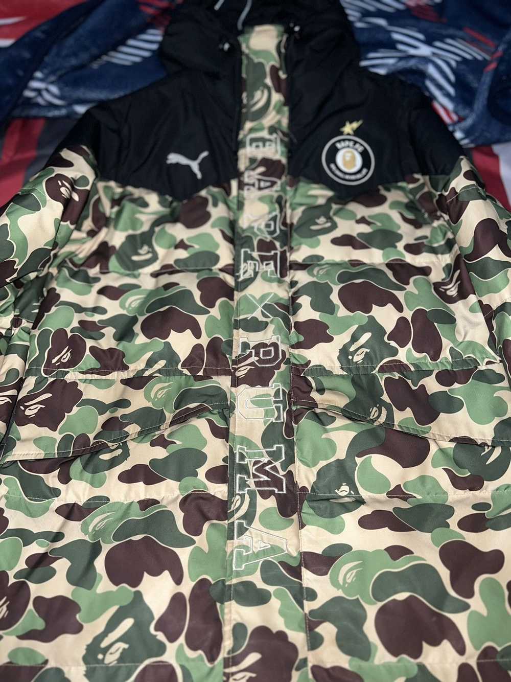 Bape × Puma Bape x Puma ABC Camo Long Down Puffer… - image 2