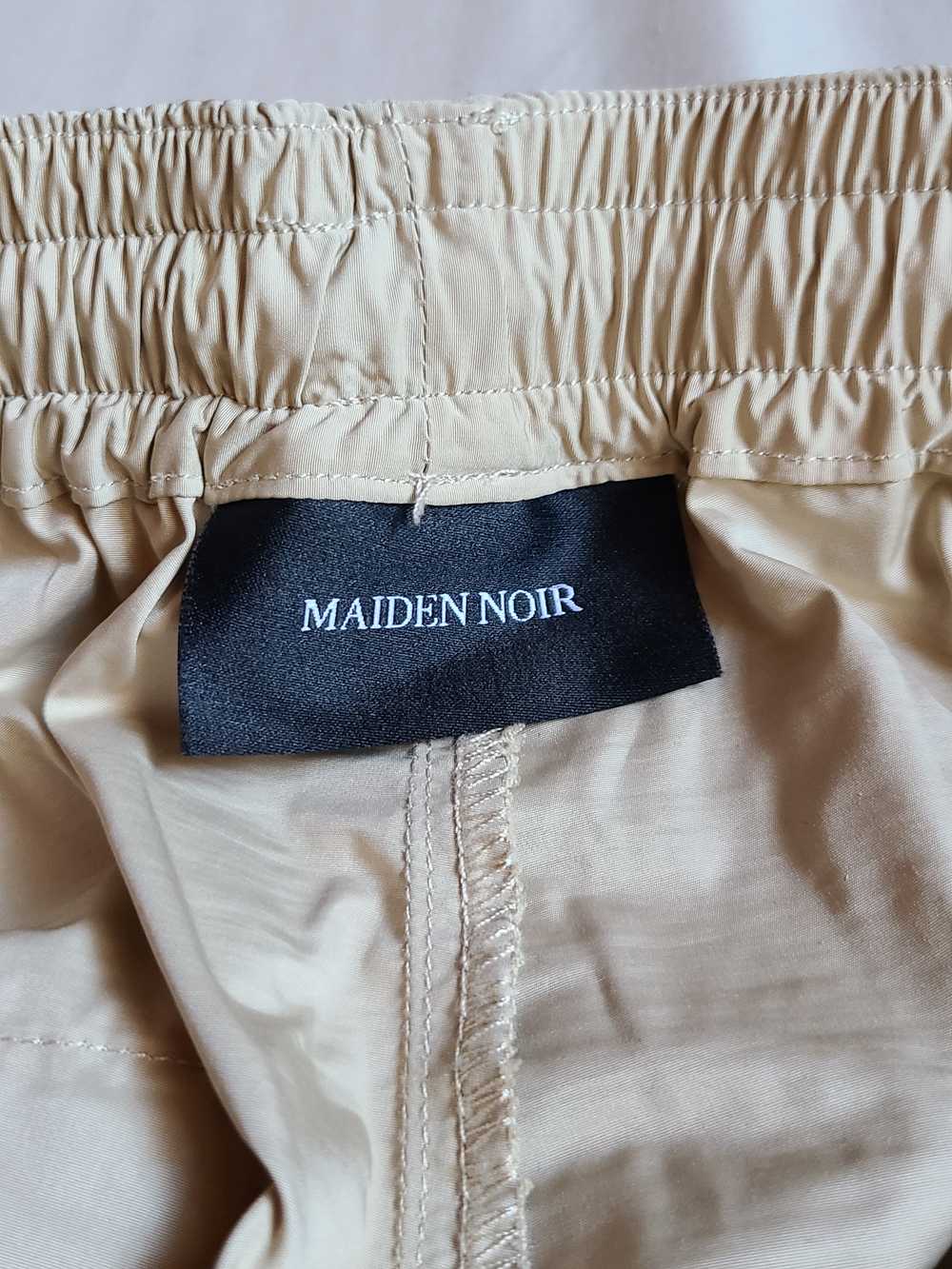 Maiden Noir - Tan Nylon Shorts - image 3