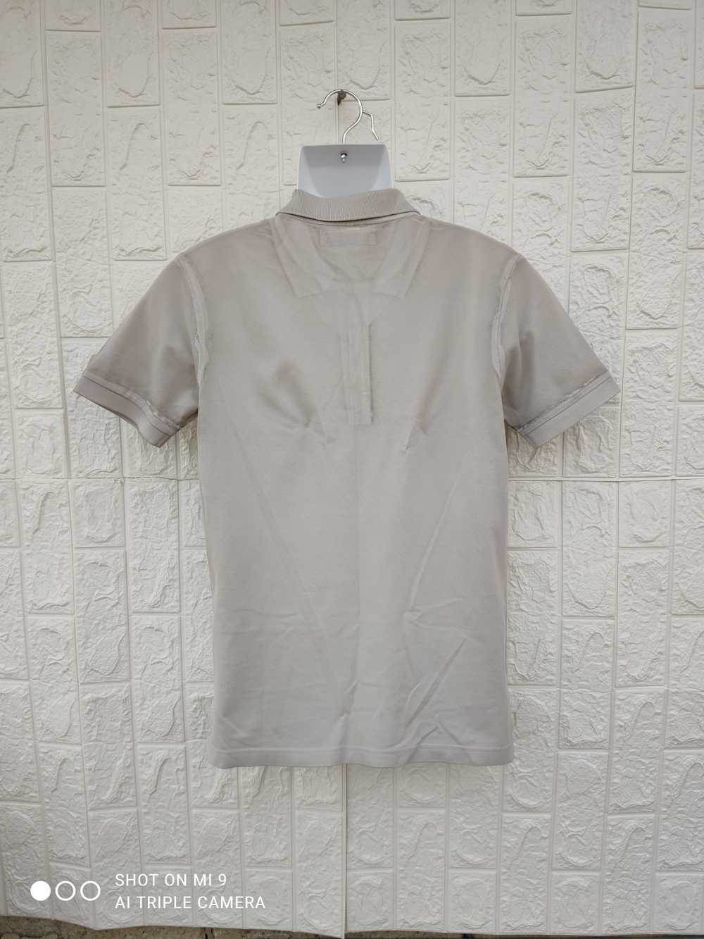 Rare Raf Simons gray polo t shirt with overdyed e… - image 4