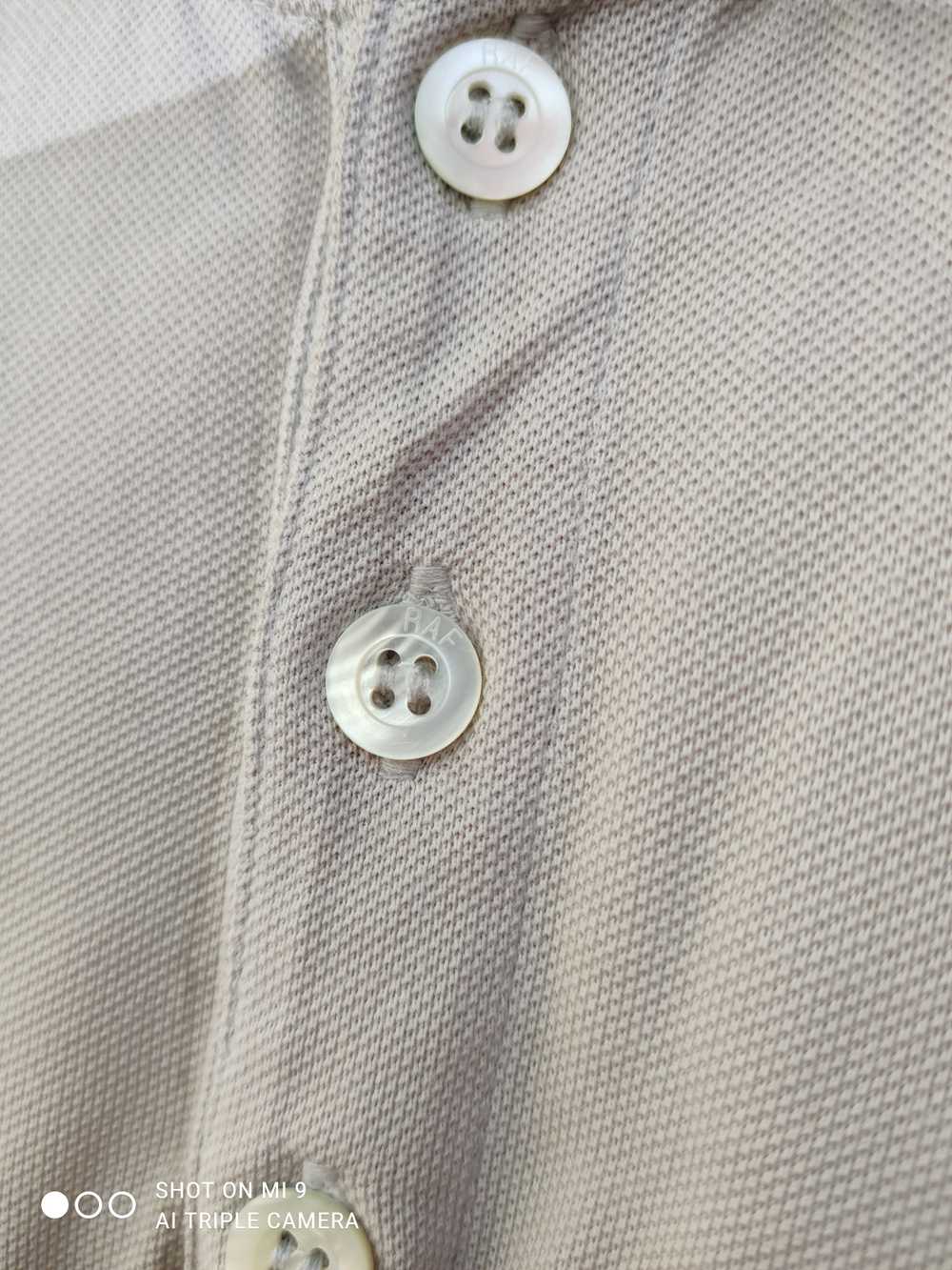 Rare Raf Simons gray polo t shirt with overdyed e… - image 5