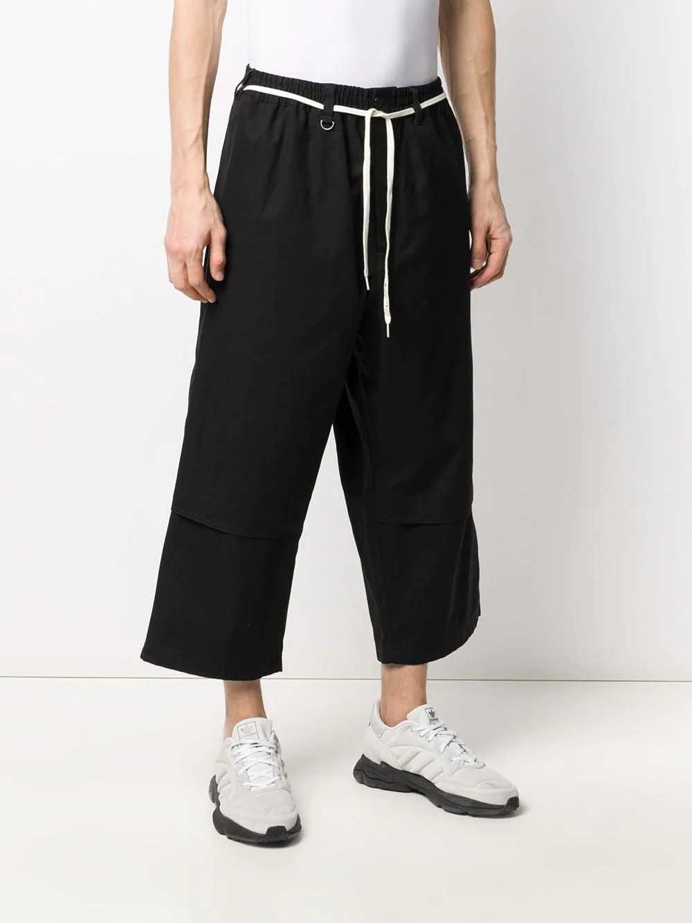 Y-3 Canvas Workwear Cropped Pants FP8678 - image 2
