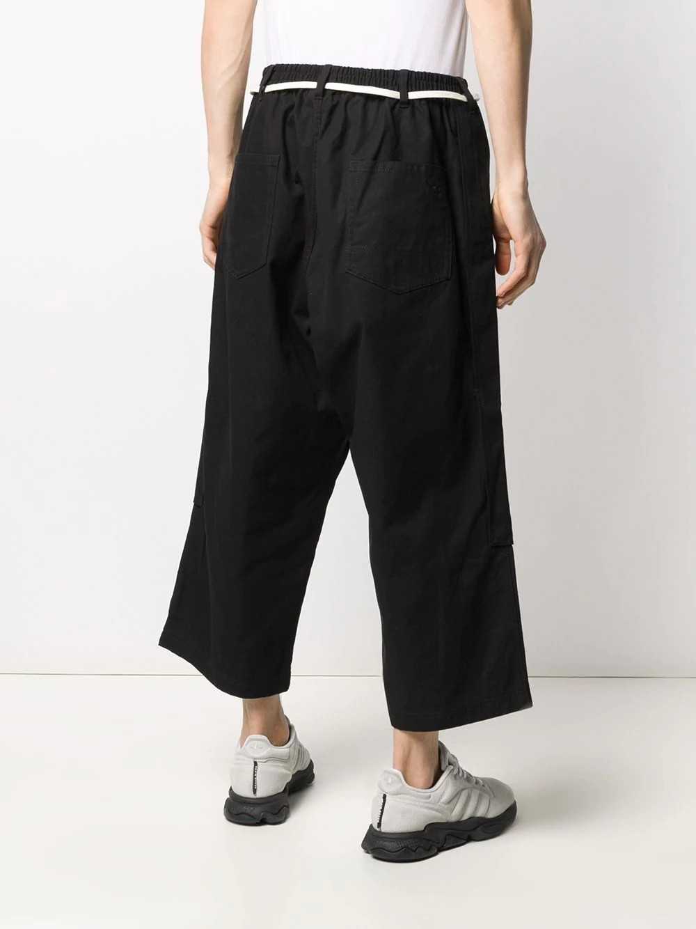 Y-3 Canvas Workwear Cropped Pants FP8678 - image 3
