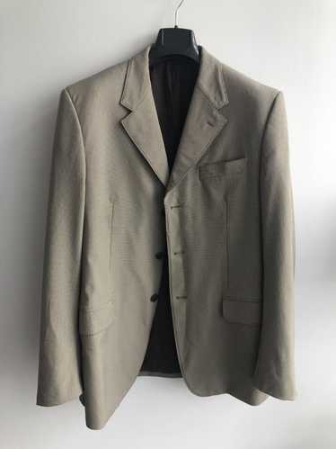 Vintage - Beige Microcheck Blazer