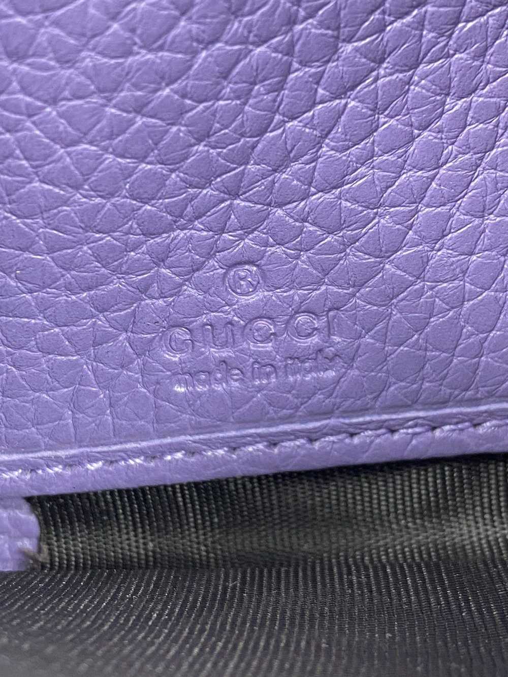 Gucci Gucci Bamboo leather zippy wallet - image 6