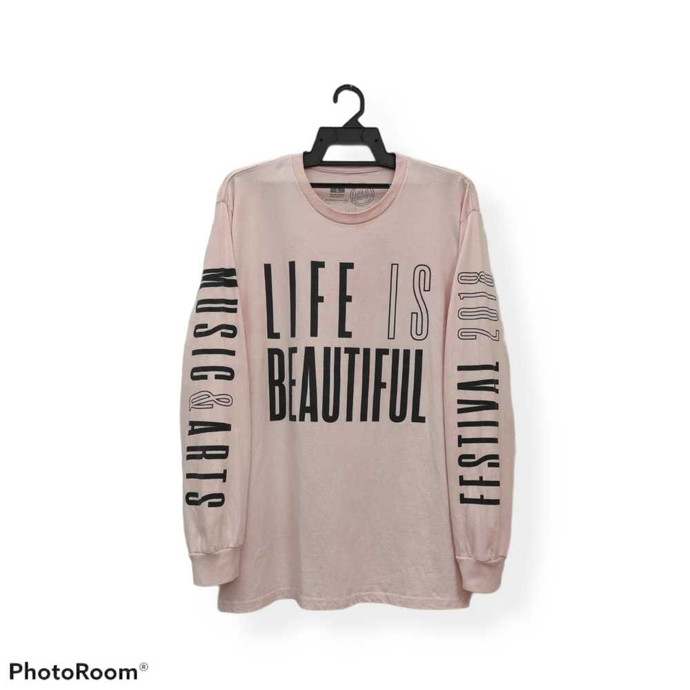 Tour T Shirt - LIFE IS BEAUTIFUL MUSIC AND ART FE… - image 1