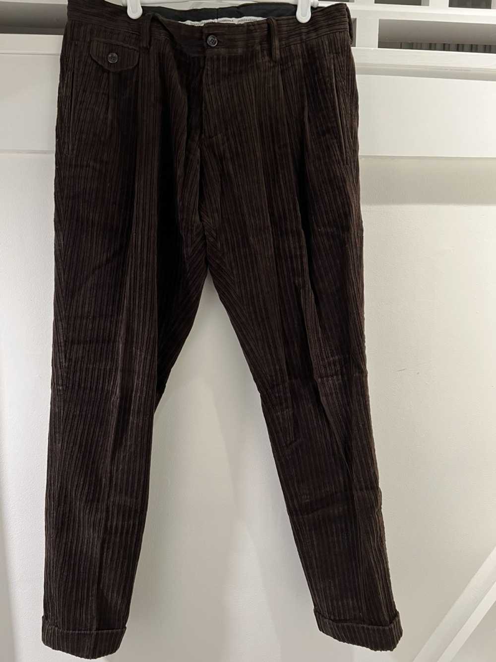 Dolce & Gabbana Curduroy pants -Chocolate Brown - image 1