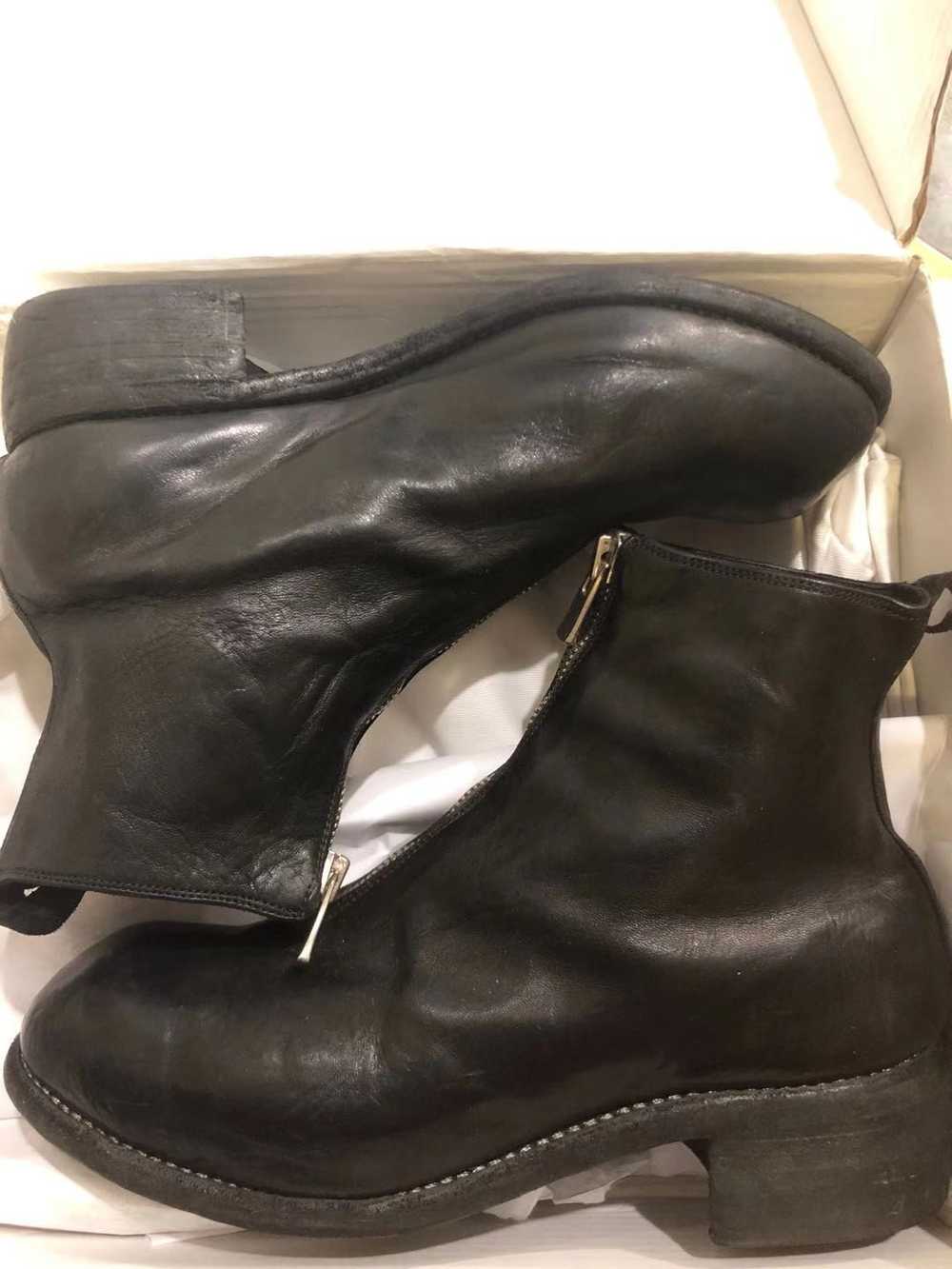 Guidi PL1 Horse Full Grain Front Zip Ankle Boots - image 3