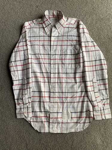 Thom Browne checkered button up shirt - image 1