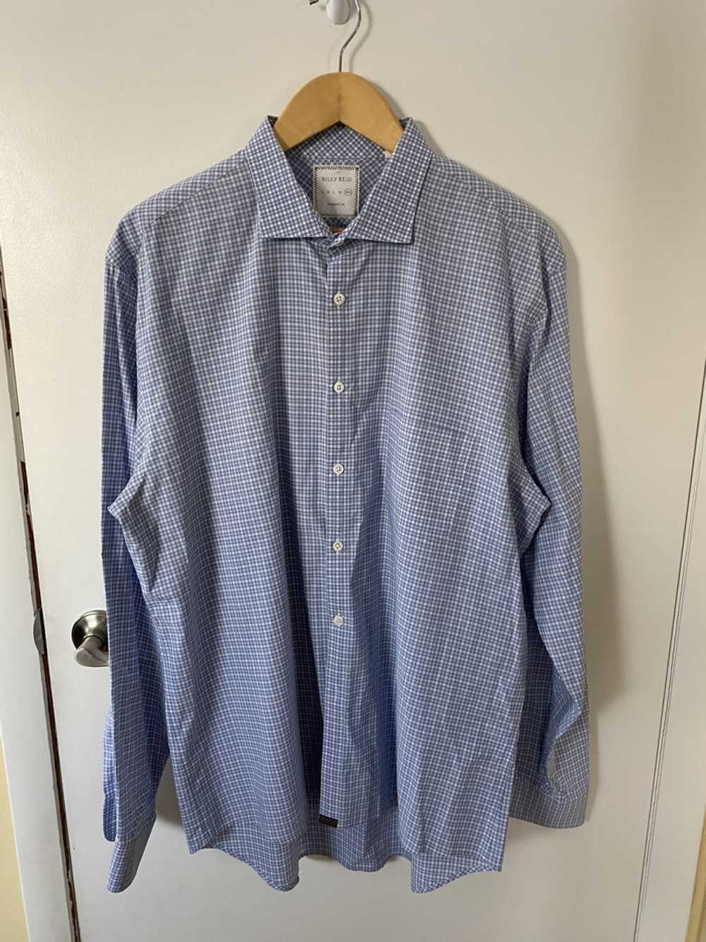 Billy Reid - Light Blue Check Shirt - image 1