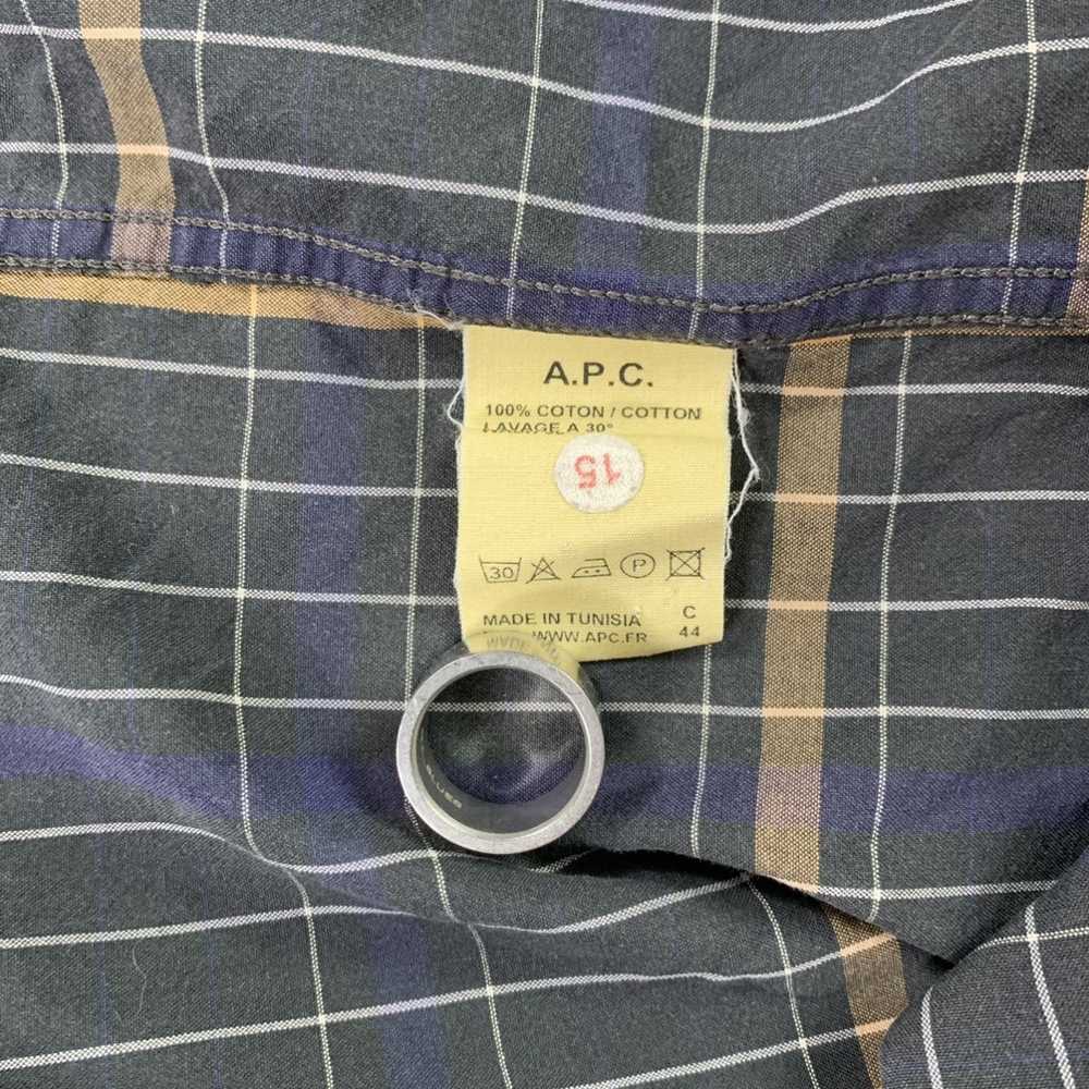 A.P.C. Plaid Button Down Shirt - image 5