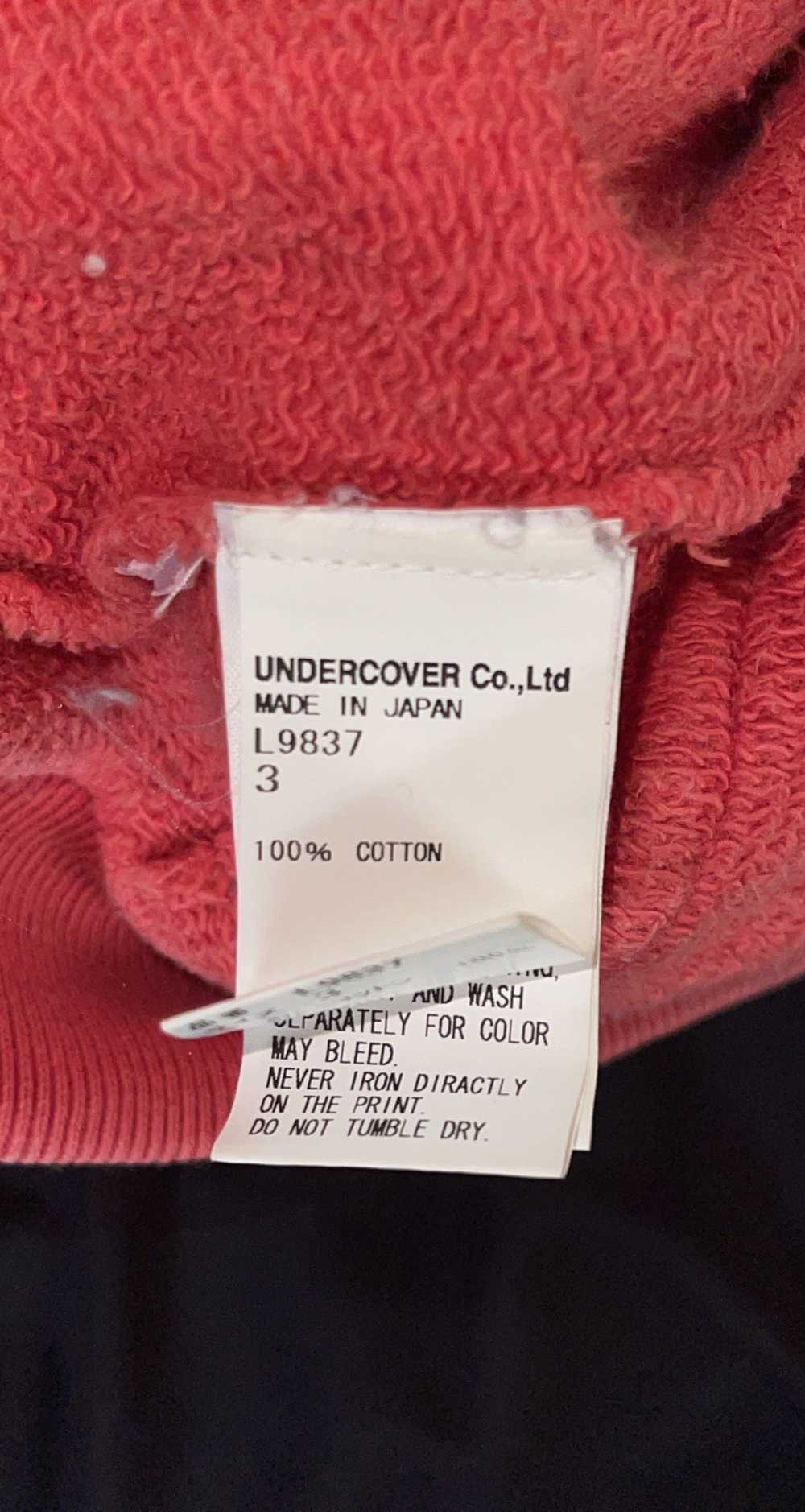 Undercover 03 scab needle zip up hoodie - image 4