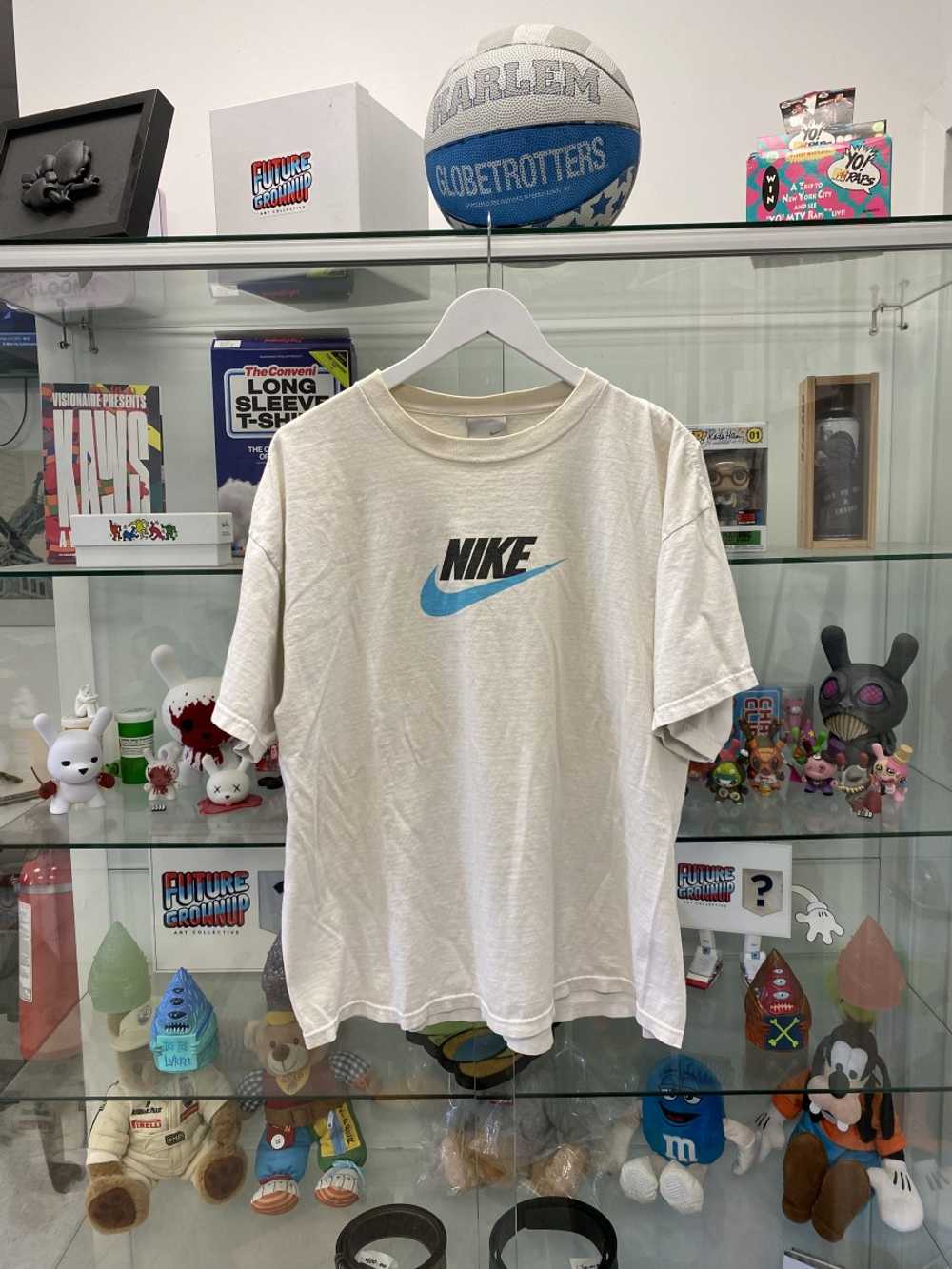 Nike Swoosh Logo Tee Baby Blue - image 3