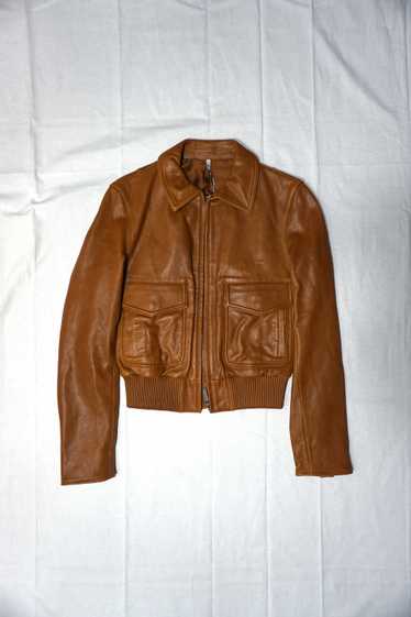 Helmut Lang Tumbled Leather Jacket - image 1