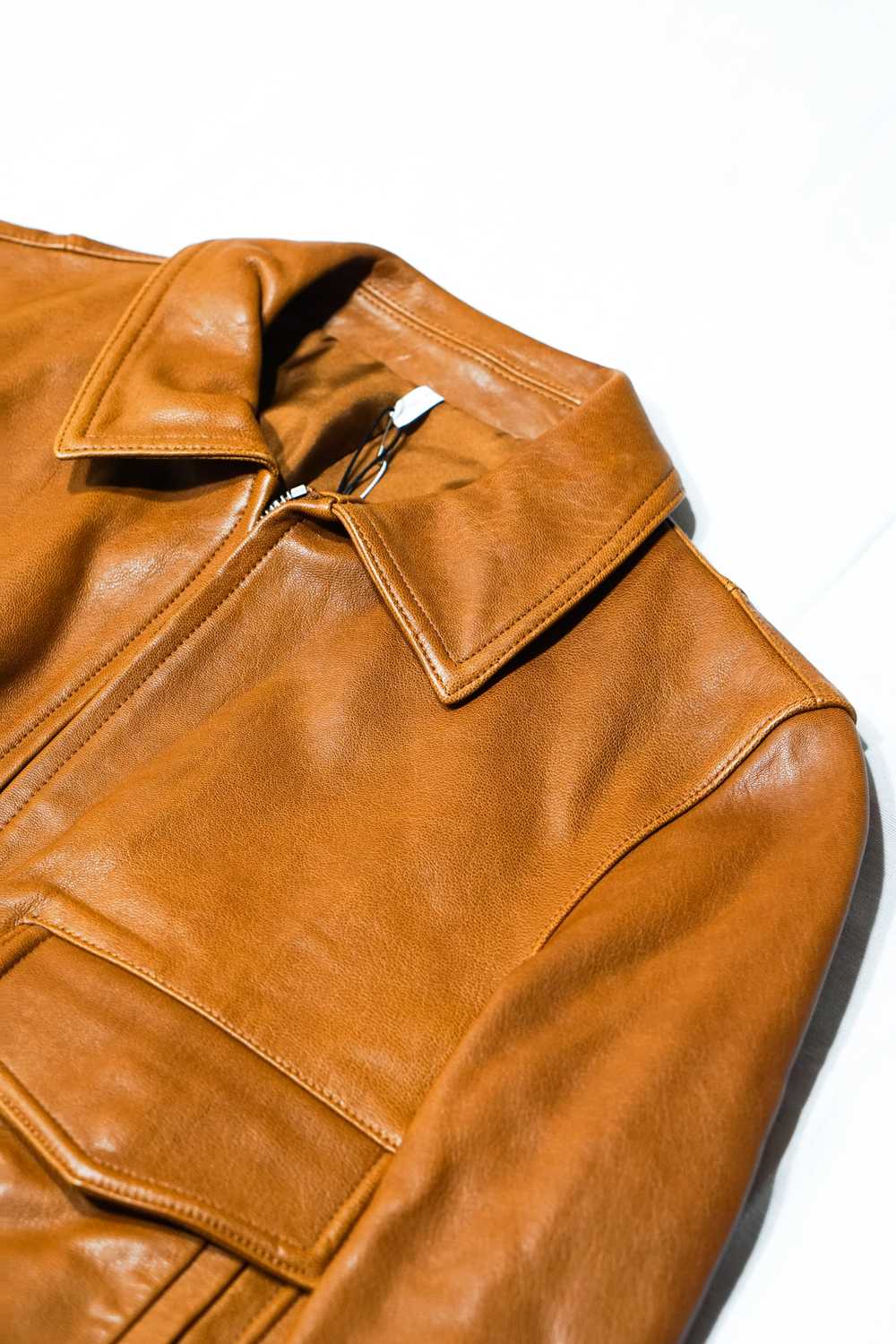 Helmut Lang Tumbled Leather Jacket - image 4