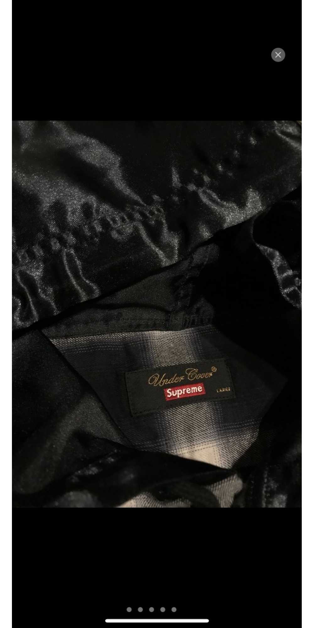 Supreme x Undercover Black Satin Bear Flannel - image 6