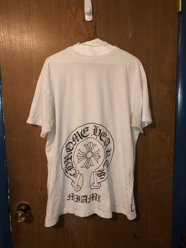 Chrome Hearts White crest pocket tee miami