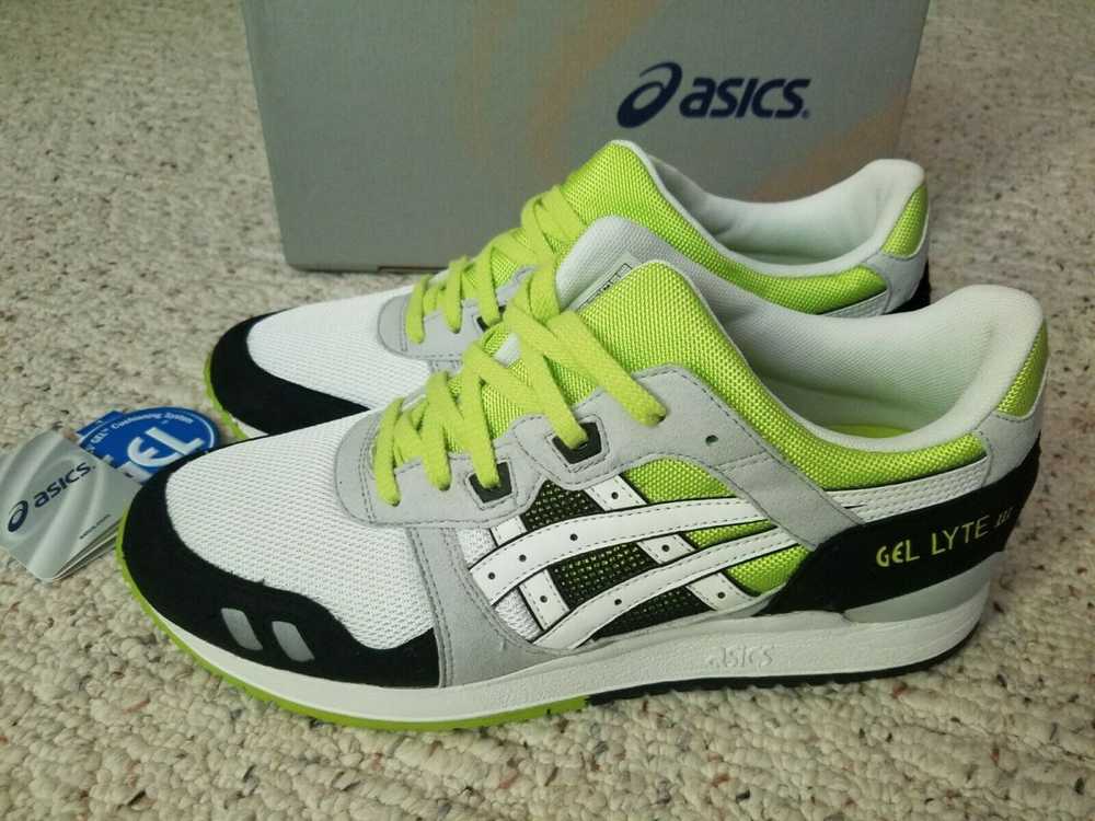 Asics Gel-Lyte III Lime Black White H307N-0101 - image 1