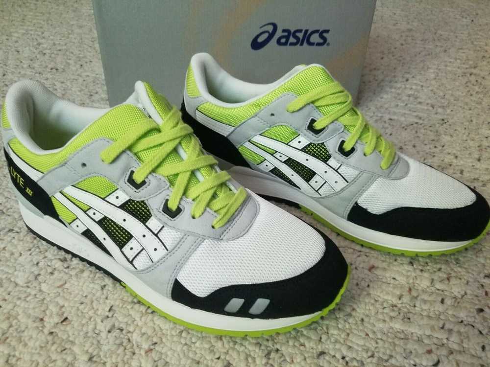 Asics Gel-Lyte III Lime Black White H307N-0101 - image 2