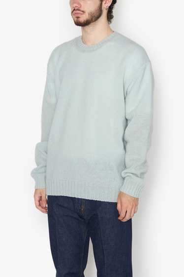 Auralee - pure shetland wool knit sweater mint 5