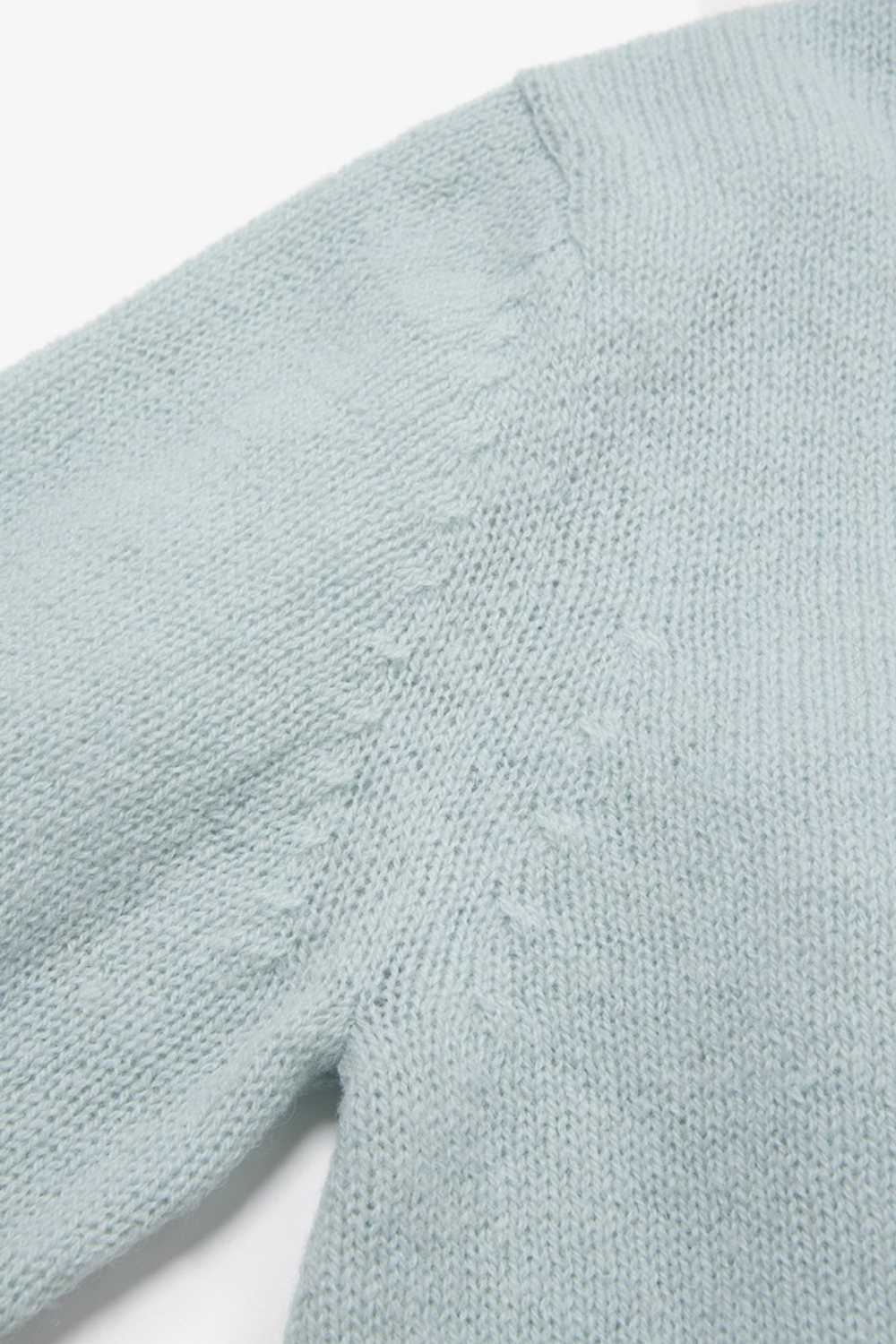 Auralee - pure shetland wool knit sweater mint 5 - image 4