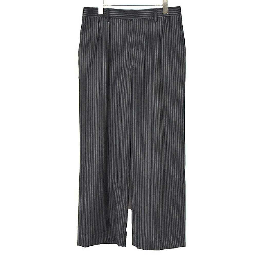 Edwina Horl - black wool striped pants - image 1