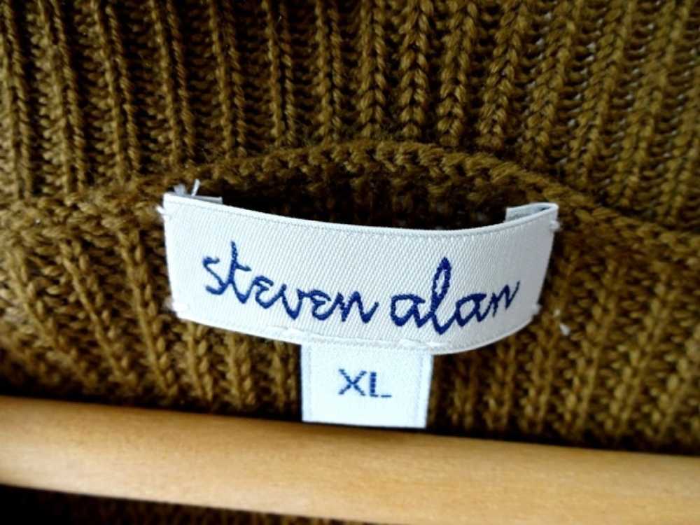 Steven Alan - wool brown vest XL - image 8