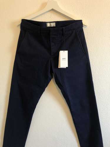 AMI Paris Dark Navy Slim Fit Chinos