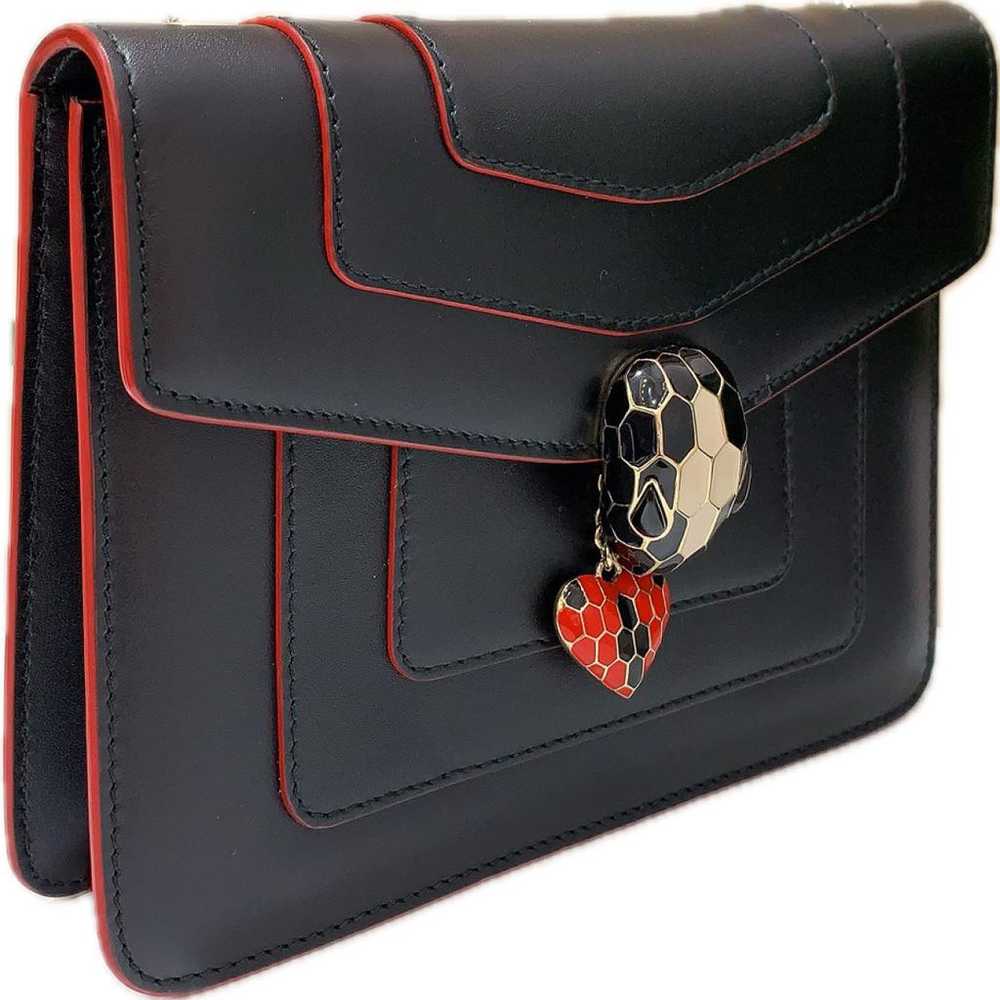 Bvlgari Serpenti leather crossbody bag - image 2