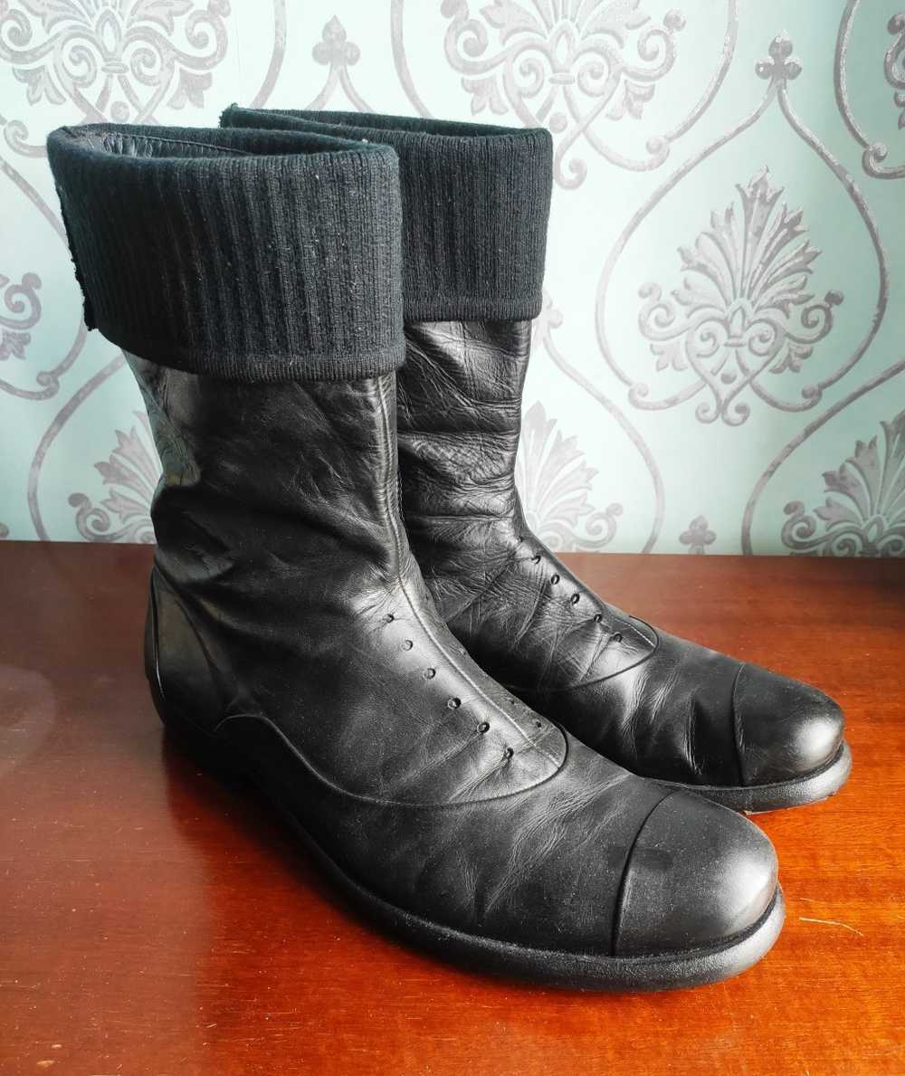 Marsèll RARE! Sock asymmetrical boots.Like GUIDI … - image 3