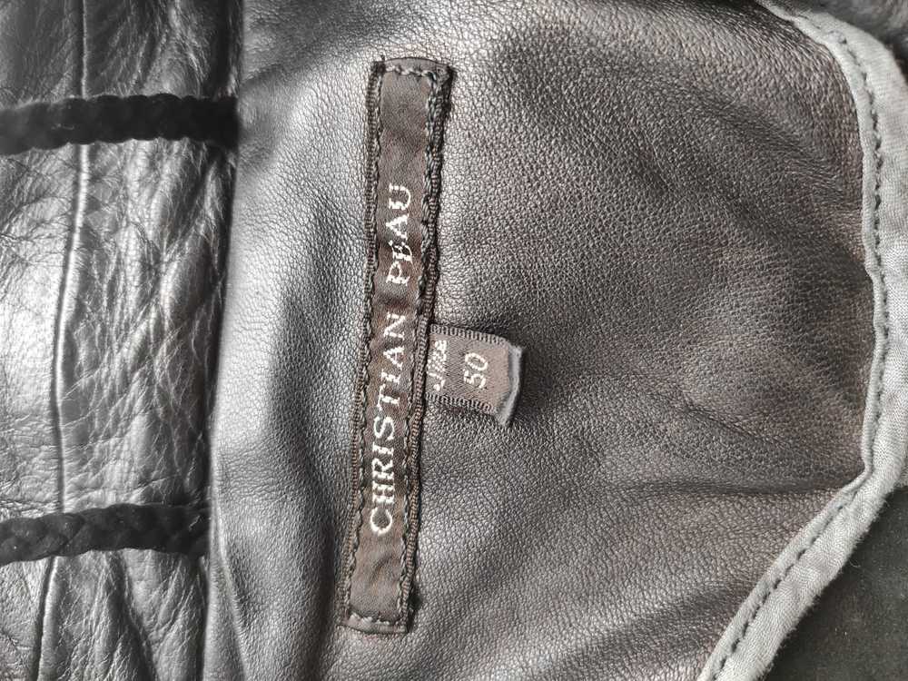 Christian Peau - Leather overshirt.Like Paul Harn… - image 7